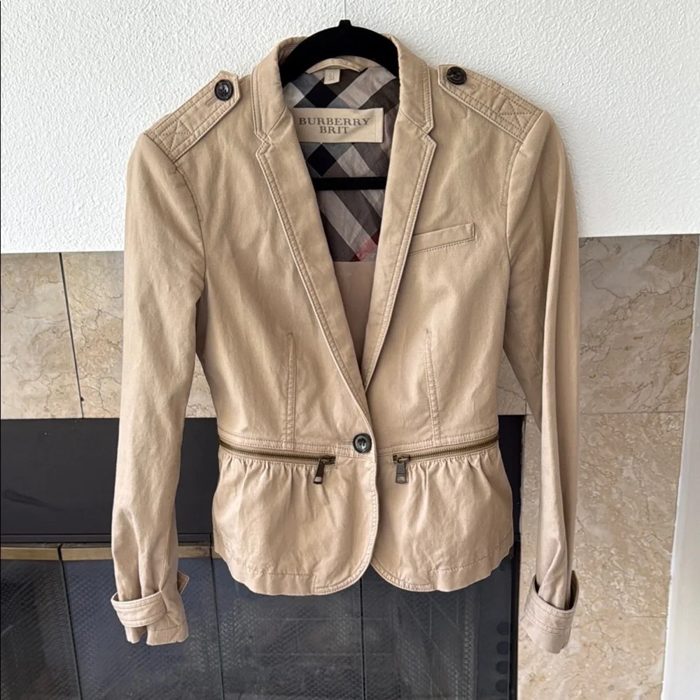Burberry Brit Oregano Bethersden Cotton Jacket - Picture 7 of 9